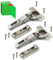 Cerniera SALICE Universale con Apertura 110° Applicazione Standard (SELF-CLOSING Chiusura a SCATTO, COLLO BASSO 0, pz 2)