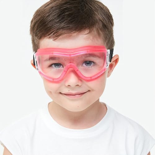 MOVNUOCA Lunettes de protection pour enfants pour jeux Nerf - Anti-chocs - Anti-buée - Sangle réglable - Ajustement pour 5 à 12 ans