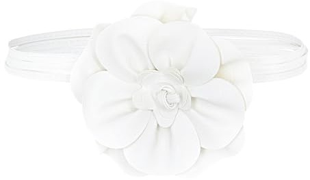 TeeYee Gürtel Damen PU Leder Blumen Gürtel Boho Wickelgürtel Flechtgürtel | Bauchkette,Schmaler Gürtel für Kleid,Women Belt