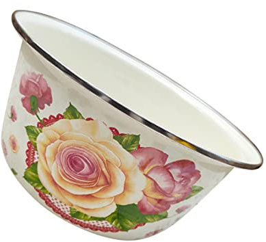 WATIIFUFU Pot à Ragoût Émail Épais Pour Cuisson Maison Casserole Soupe Polyvalente Compatible Induction Et Gaz Facile à Nettoyer Et Chauffe Rapide