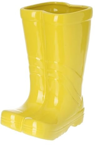 Heaven Sends Kleiner Keramik-Blumentopf mit Gummistiefel, 17 x 15 x 10 cm, dekorativer Blumentopf – Neuheit für drinnen und draußen, Übertopf für Kräuter, Sukkulenten und Blumen