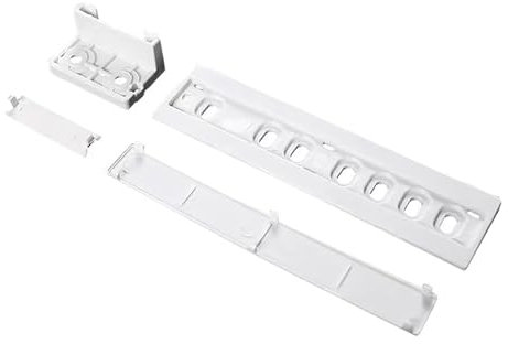 ZUADZAFC 1Set Integrated Fridge Door Plastic Mounting Bracket Fixing Slide Kit For Freezer Refrigerator Door Shelf Rail For Refrigerator
