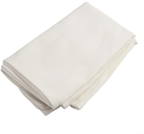 Gdfnmogo Funda de tela de repuesto para sillas de playa, patio, jardín, poliéster, 120 x 45 cm, reclinable, lona para camping, pesca, picnic (blanco)