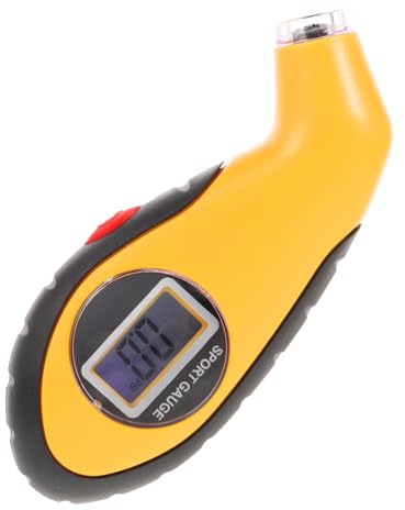 EPIGEIST Manometro Digitale Pressione Pneumatici Portatile con Display LCD Strumento Precisione per Auto e Senza Elettricità e Facile da Trasportare