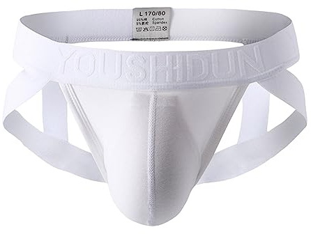 Generisch Jockstrap Herren String Tanga Männer Unterwäsche Baumwolle Slips Thong Jock Strap Sport Suspensorium Unterhosen