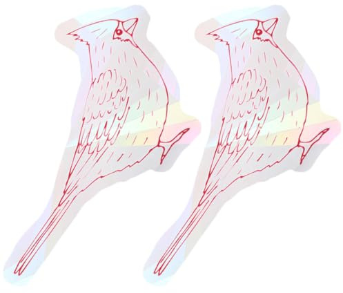 2 Piezas Pegatina Atrapasoles de Vidrio Prismático Arcoíris en Pvc