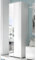 Stella Trading SPICE Garderobenschrank in Hochglanz Weiß - Moderner Flurgarderoben Schrank mit viel Stauraum - 60 x 198 x 40 cm (B/H/T)