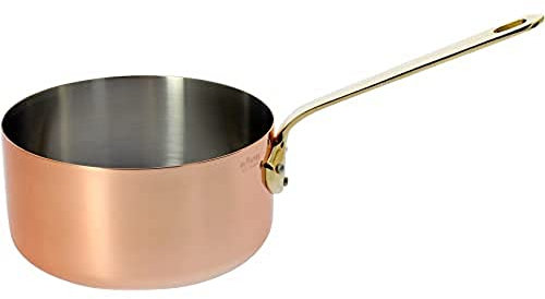 De Buyer Mini Saucepan Inocuivre Brass Handle, 90 mm