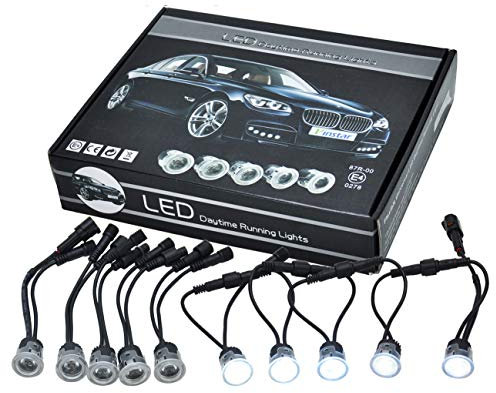 LEDflex flexibles Flex-Design Tagfahrlicht mit 10 LEDs - STVZO passend für alle PKW mit R-87 Zulassung inklusiv Steuerung