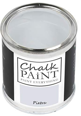 Chalk Paint Everything® Pietra Kreidefarbe Wasserbasis für Alle Oberflächen einfach zu verarbeiten ohne schlechten Geruch - Chalk Paint Extra Matt (250 ml)