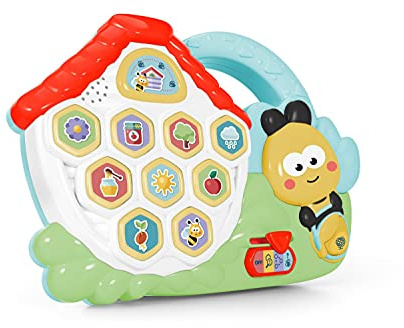 Chicco- Baby Bee alla Scoperta dell'Alveare, Centro attività, Elettronico, 3 modalità di Gioco, Gioco Auto Correttivo, 2-5 Anni, 00010684000000