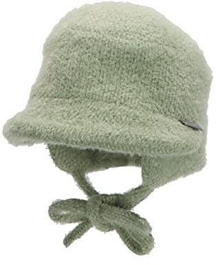 Sterntaler Baby Mädchen Hut Mit 2-teiliger Krempe - Mütze Kopfbedeckung Gefüttert Mit Baumwollfleece - Grün, 45