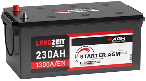 LKW Batterie 230Ah 12V AGM statt 210Ah 220Ah 225Ah 240Ah Schlepper Traktor