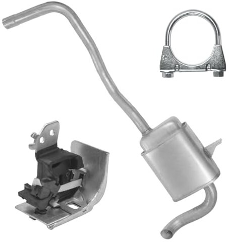 Polmo Auspuff Endtopf für Renault Scenic 3 III JZ 2009-2016 1.5 dCi 1.9 dCi