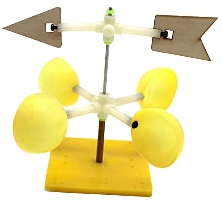 rockible Veleta de Viento Miniatura para Medir el Clima en Casa - Pequeño Instrumento meteorológico para tu hogar