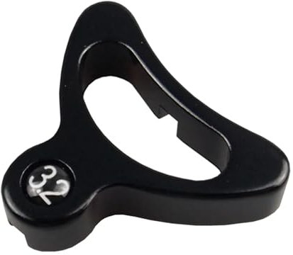 BUSYCUTE Langlebiger Fahrradspeichenschlüssel passend für Fahrradrad, Speichennippel, Schraubenschlüssel, Fahrradzubehör (Farbe: Schwarz, 3,2 mm)