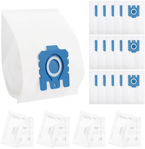 15 Pack C3 hoover bags Replacement for Miele GN Vacuum Bags | Compatible with Classic C1, Complete C3, C2, S227, S240, S270, S400, S2, S5, S8 Series Vacuum Cleaner