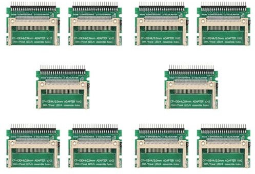 Janasiba Lot de 10 adaptateurs compacts vers IDE 44 broches 2 mm mâle 2,5 HDD Bootable