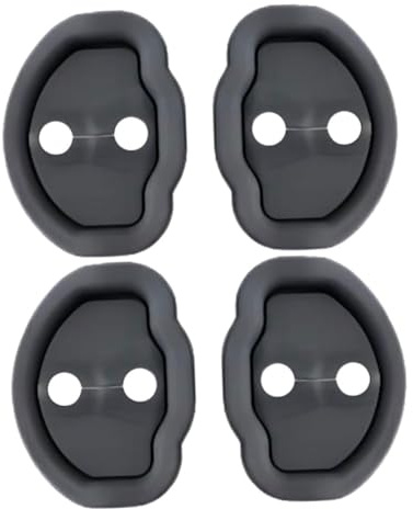 GETAJGHSD 4Pcs Car Door Lock Protection Pad Compatible with Tesla Model Durable Covers to Prevent Wear and Scratches Easy Installation Reliable Door Lock Protection