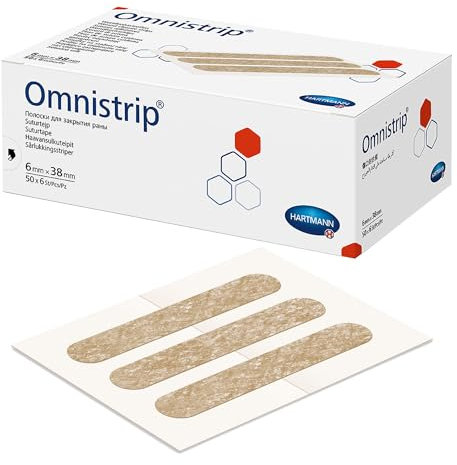 Hartmann Omnistrip - cerotto per chiudere in modo atraumatico piccole ferite e incisioni chirurgiche 6x38 mm, 59301