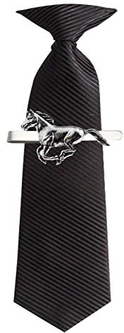 Krawattenklammer Krawattennadel des Pferd mit Schachtel, Geschenk