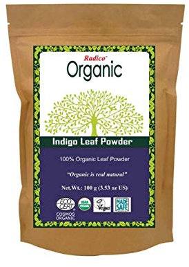 Radico Polvere di foglie di indaco 100 g (biologico, vegano)