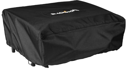 Blackstone 1724 55,9 cm Tisch-Grillabdeckung für Grillplatten ohne Haube oder Hardcover, wetterbeständig, Schwarz