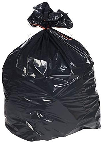 We Can Source It Ltd – Heavy Duty Black Refuse Sacks 18 x 29 x 39 Inch – Strong Bin Bags with Leak Proof and Puncture Resistant Design – Ideal for Domestic, Kitchen, Office and Catering - Pack of 200