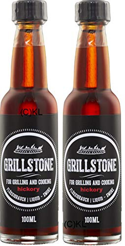 Liquid Smoke Hickory Würzsauce von Grillstone 2x100ml mit Dosierer