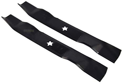 Lot de 2 lames de paillage 49 cm (38) pour Husqvarna/Electrolux/AYP : LT100, LT112, LT120, LT125, LT131, CT151, LT141, LT151, LT154, LT1597, LT19538, LTH