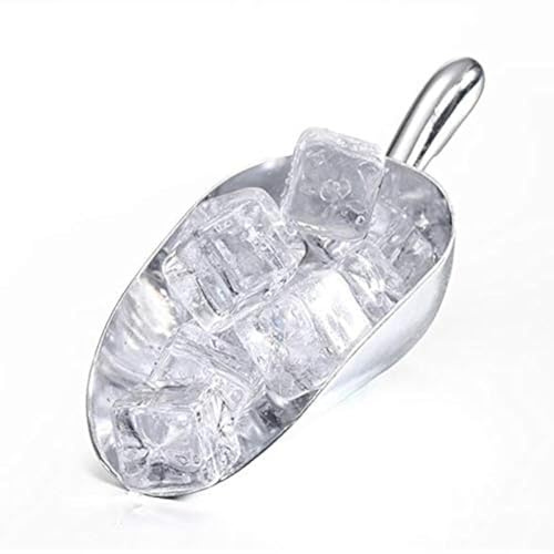 Ice Cube Scoop Cast Aluminum Shovel Scoops Multipurpose Kitchen Spoon For Ice Maker Freezer Coffee Bean Food 38 oz