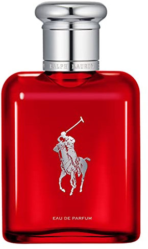 Ralph Lauren Polo Red Eau de Parfum, Fragancia Seductora y Sofisticada, Intensidad Media, Aroma Rico y Vivo, Duración Prolongada, Perfume de Lujo para Hombres, 75 ml.