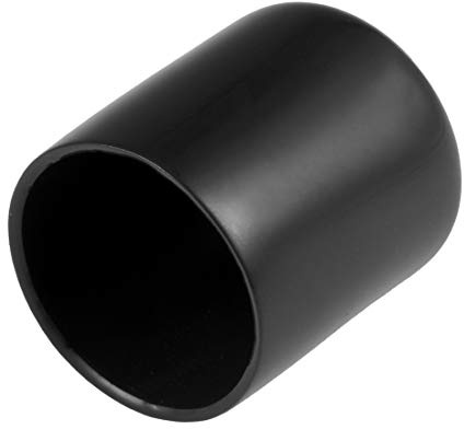 sourcing map 20 Stück Gummi Endkappen 30mm Gummikappen PVC Schutzkappen Abdeckung Fußkappen für Stuhlbeine Tischbeine Möbel Schrauben Bolzen Gewinde Metallstäbe Rohr Zaunpfosten Schwarz