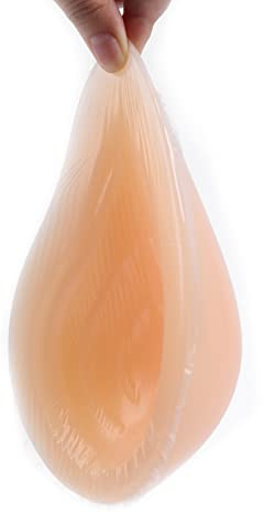 DFGGE Silikonbrüste - Silikon Brust Mastektomie Haut Klebe BH Einlagen Pads Zubehör Vergrößerung Crossdresser Cosplay Brustprothesen künstliche Busen,Right side only,CupD :400g