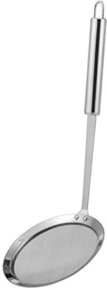Cucchiaio per schiumarola Cucchiaio Da Zuppa Di Olio Schiumarola Cucchiaio Acciaio Inossidabile Maglia Fine Cucchiaio per Filtro dellolio per Cottura di Grasso per Scolare i Cibi Fritti Servire