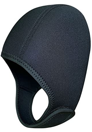 Blaward Neoprene Diving Hood Thermal Wetsuit Hood Cap Swim Caps with Chin Straps Snorkeling Surf Beanie 2.5 mm Diving Cap Headgear for Men Women Sailing Water Sports