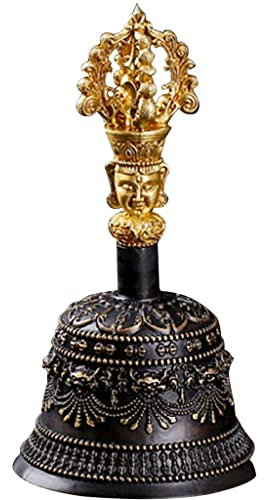 Anrufsglocke Service Glocke Aufwändige Portrait-Relief-Dekoration Handglocke, High-End-Restaurant-Tischplatte Aus Kupfer Tischglocke, Klarer Und Angenehmer Klang
