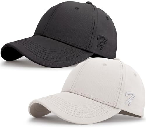 HASAGEI Baseball Cap Herren Damen 100% Baumwolle Basecap Verstellbar | Einheitsgröße, Reine Farbe Sonnenschutz Cap Unisex Baseballkappe für Freizeit Outdoor Tennis Golf Reisen Geschenkidee
