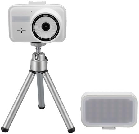 Jectse Zeitrafferkamera für den Außenbereich, S2 Zeitraffer-Videokamera für den Außenbereich, Konstruktion 2K 4 MP, 120-Grad-Weitwinkel, Zeitraffer-Camcorder mit Stativ und Fülllicht,