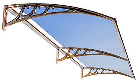 Türvordach-Markise, PC-Polycarbonat-Türvordach, Türvordach-Markisenschutz vorne und hinten, Veranda-Überdachung im Freien, Fenstertür-Überdachung, Terrasse, Veranda, Markise, Schutzabdeckung