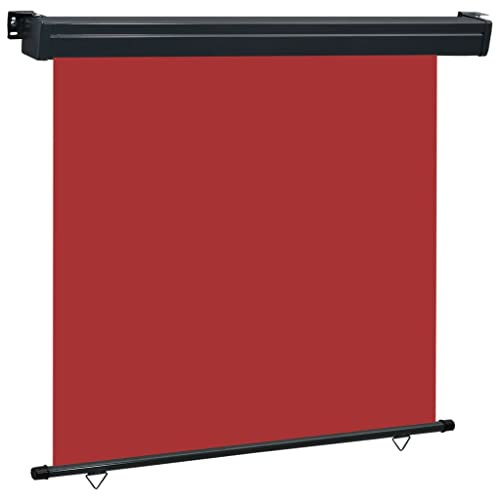 AJSEOYBS Parasole,Ombrelloni da spiaggia,mbrellone da giardino，Tenda Laterale per Terrazzo 170x250 cm Rossa Per balconi, giardini, terrazze, relax all'aria aperta