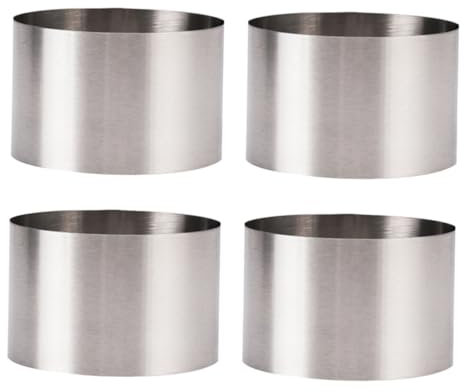 Cabilock 4 Stück Keksform Mousseform Mousse Ringkuchenform Kuchenform