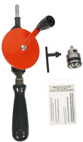 HOMSFOU Taladro De Mano Manual Herramientas Manuales Taladro De Mano Pequeño Broca