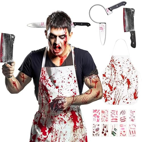 QIURUYUE Halloween Schlächter Kostüm
