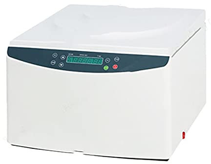 Centrifugeuse de laboratoire électrique Centrifuge Banque de sang Scientifique Scientify Balance Centrifuguge, la vitesse peut atteindre 5000R / min Laboratoire de bureau avec minuterie et contrôle de