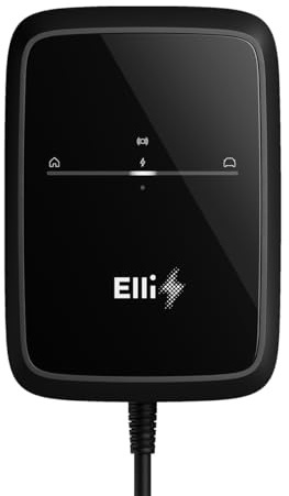 Elli Charger 2 Connect 139915005C Wallbox | 22 kW | 7,5m Typ 2 Kabel | RFID/APP/ISO 15118 (PnC) | integrierter Energiezähler | LAN/WLAN | DC-Schutz | Ladestation für Elektro-/Hybrid-Auto