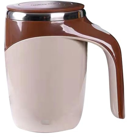 Stir Coffee Cup - Automatic Magnetic Coffee Mug | Stainless Steel Stirring Coffee Tumblers | USB Rechargeable Auto Mixing Cup | Insulated Tumblers for Coffee, Tea, Hot Chocolate, Water