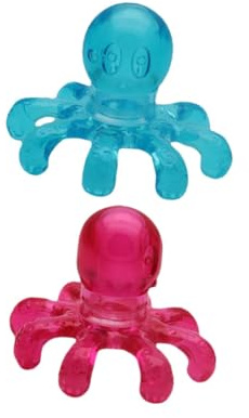 SAFIGLE 2pièces Masseur De Chevelu Et Gratte-tête Domestique Masseur De Tête Pratique Et Portable Accessoire Pour Cheveux