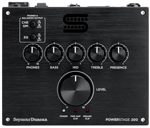 Seymour Duncan PowerStage 200 Pedal Board Amp - Kompakter Gitarrenverstärker, perfekt für Aufnahmen im Studio oder Live-Auftritte - Schwarz