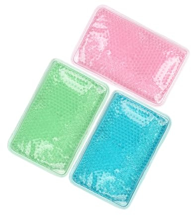 NULYLU Impacchi Freddo Riutilizzabili 3 Pezzi per Terapia Caldo e Freddo, Sacchetti in Gel Pvc per Spalle e Testa, Cuscinetti e Riabilitazione